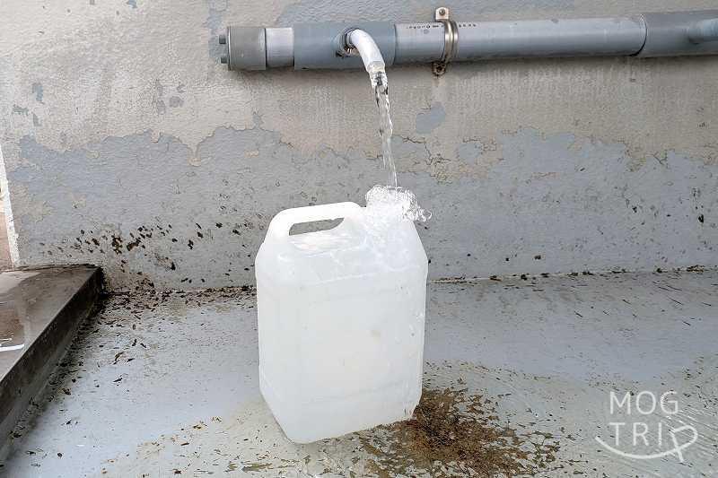 アンビウォーターの「取水場」