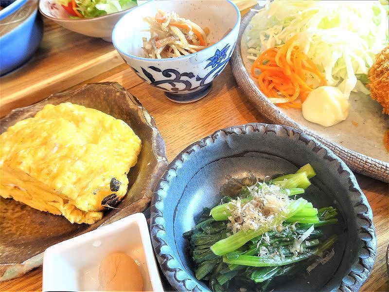 きんぴら・おひたし・玉子焼き‥、これだけでもご飯がすすむ！