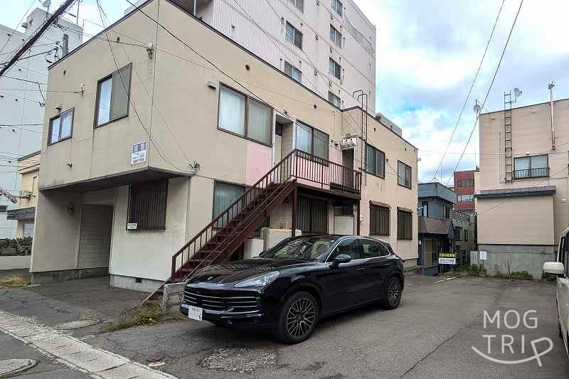 小樽ミューズの駐車場