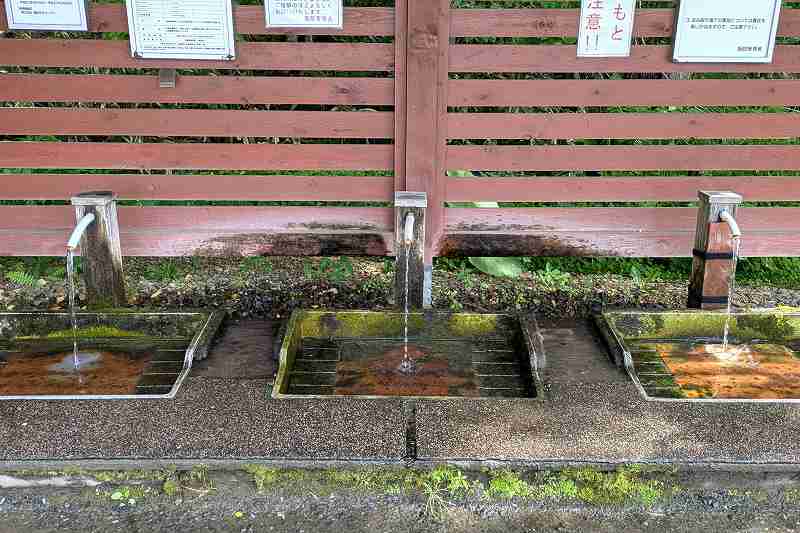 有明の名水の「取水口」