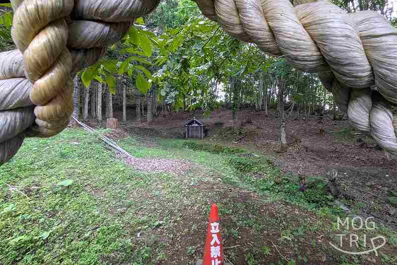 豊滝龍神の水の「水源」