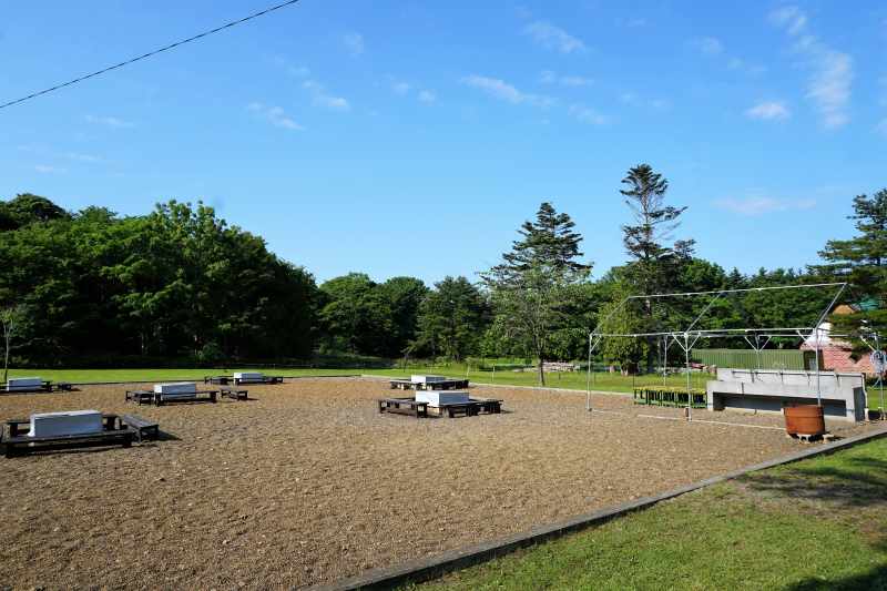 江別森林キャンプ場 の 日帰り炊飯広場