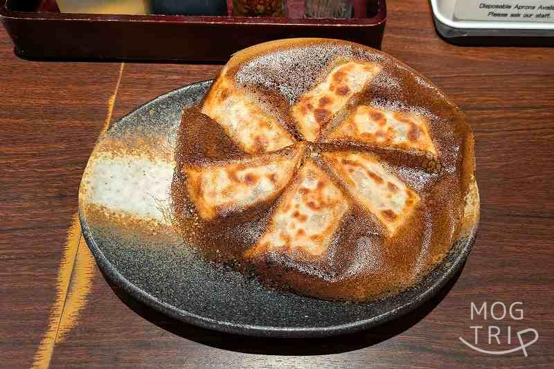 一粒庵の「焼きギョーザ 6ヶ」