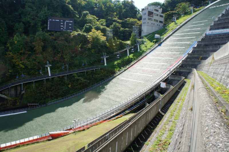 大倉山シャンツェの観覧席