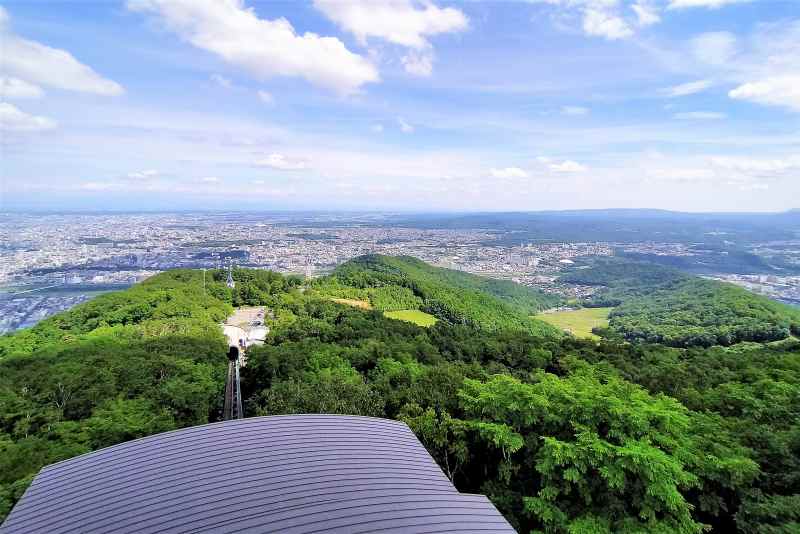 藻岩山展望台からの景色