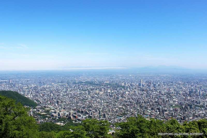 藻岩山展望台からの風景