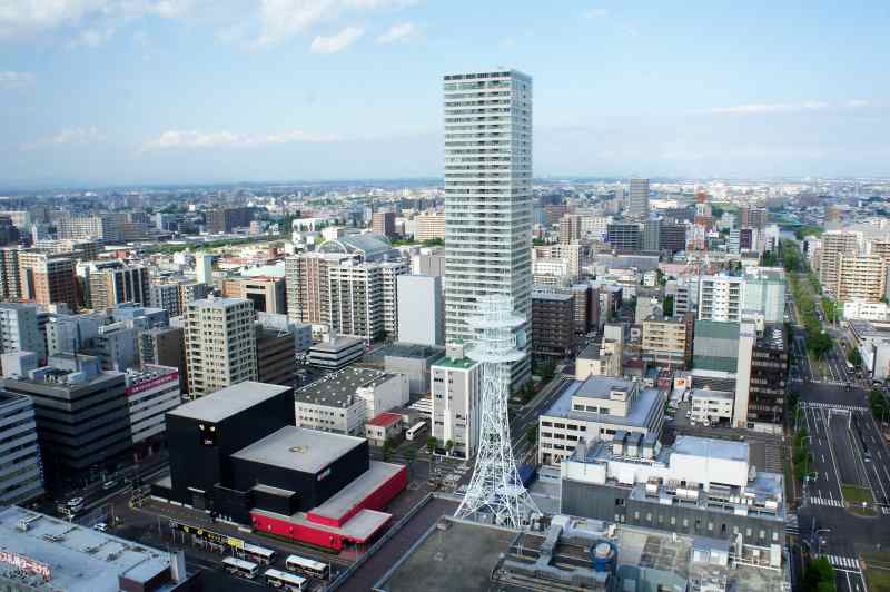 さっぽろテレビ塔　東側の風景