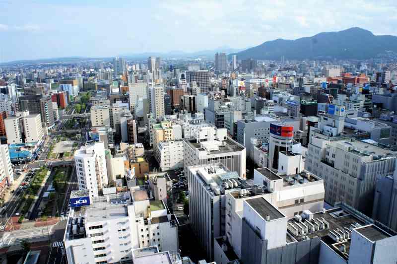 テレビ塔　南側の風景