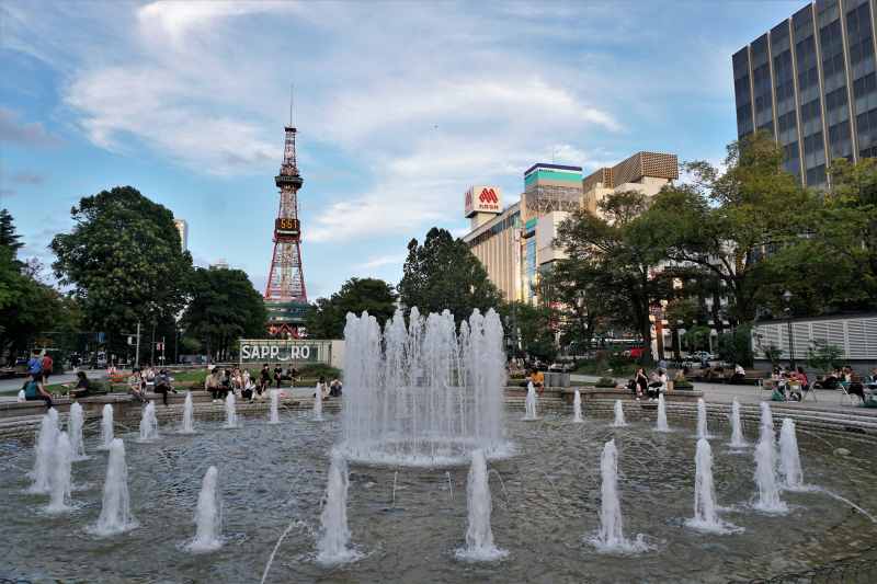 さっぽろテレビ塔と大通公園