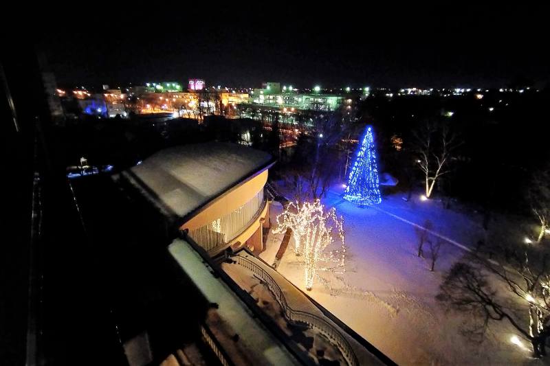 森のスパリゾート北海道ホテル 中庭