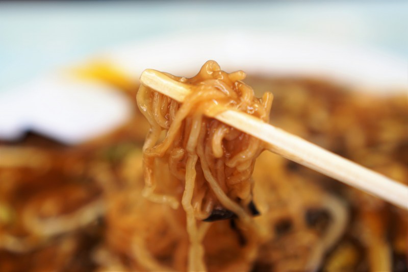 龍鳳　醤油あんかけ焼きそば