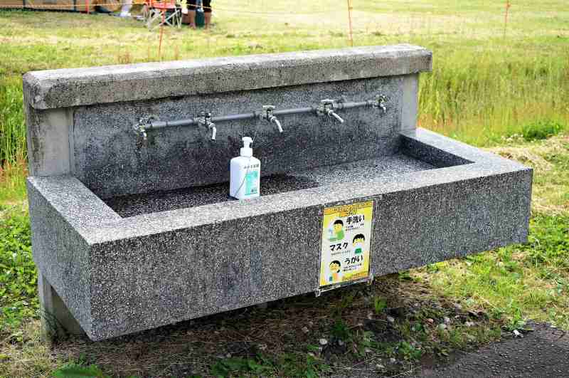 みかさ遊園キャンプ場の炊事場