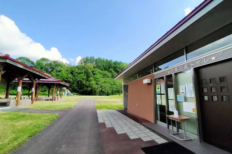 みかさ遊園キャンプ場のトイレ