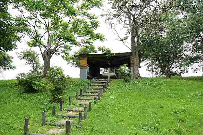 偕楽公園キャンプ場の炊事場