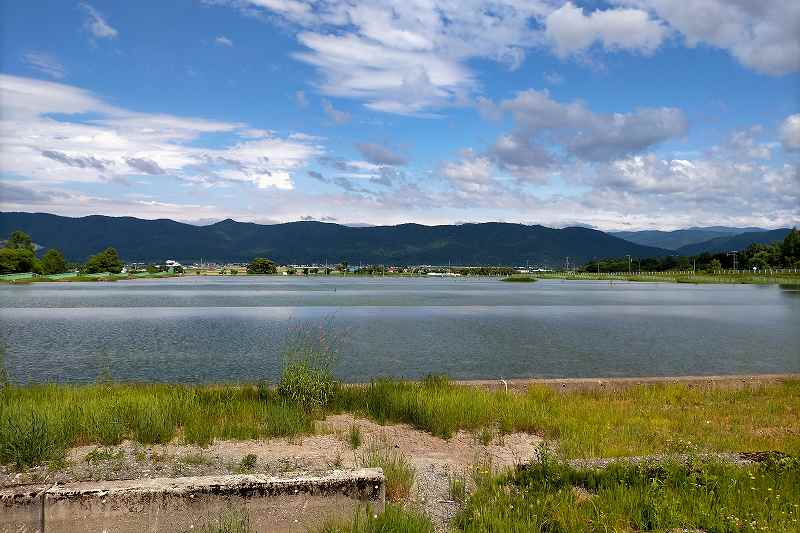 山部自然公園太陽の里側の貯水池