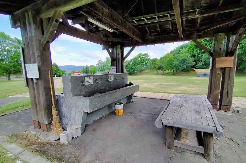 山部自然公園太陽の里の炊事場