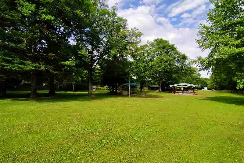 山部自然公園太陽の里のテントサイト