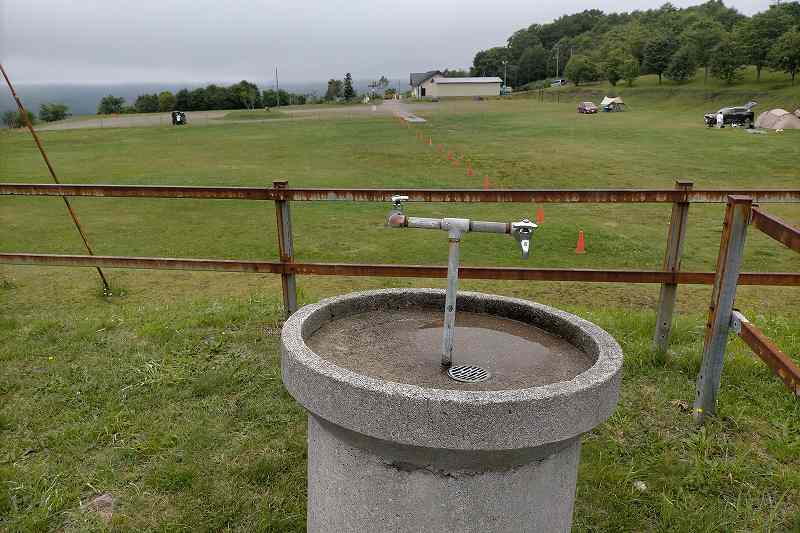 きじひき高原キャンプ場の水道