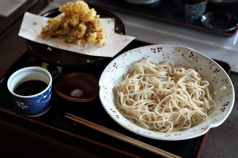 手打ちそばいろはの更科蕎麦