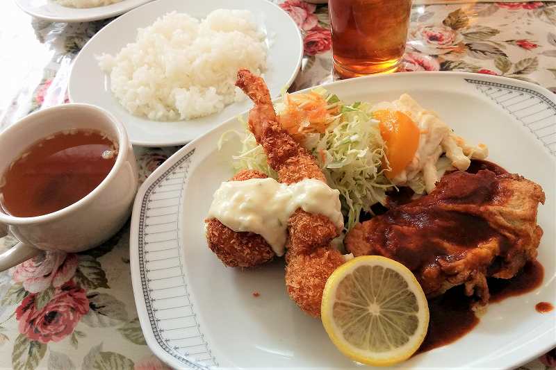 レストランぱんどらのお魚トリオランチ