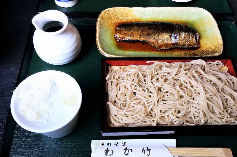 手打ちそばわか竹の蕎麦