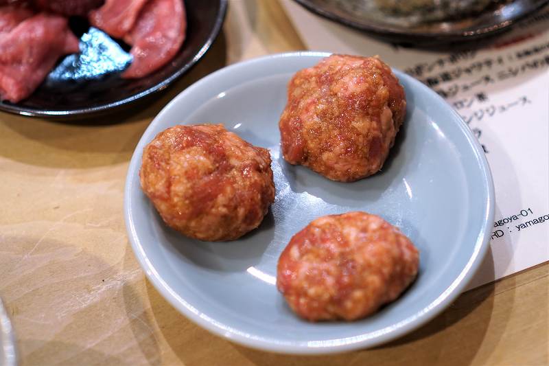 生ラムジンギスカン山小屋の羊肉のミンチ