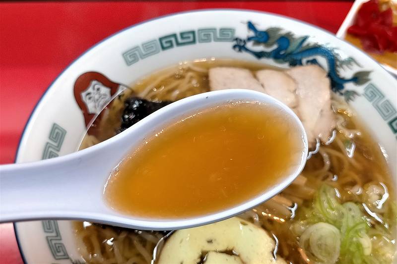 だるま軒のラーメンスープ