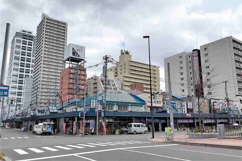 二条市場の外観