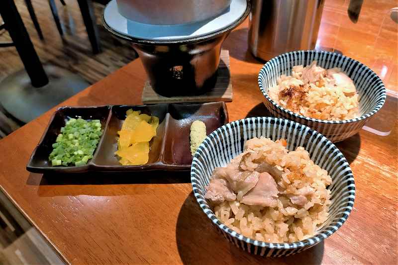 串鳥の鶏釜飯