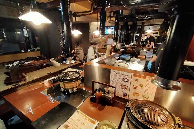 夜空のジンギスカンの店内の様子