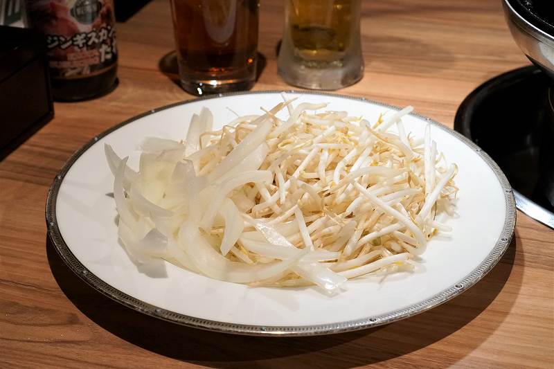 北海道ジンギスカン蝦夷屋の焼き野菜