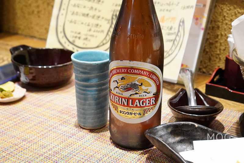 あなご屋 銀座ひらい　瓶ビール