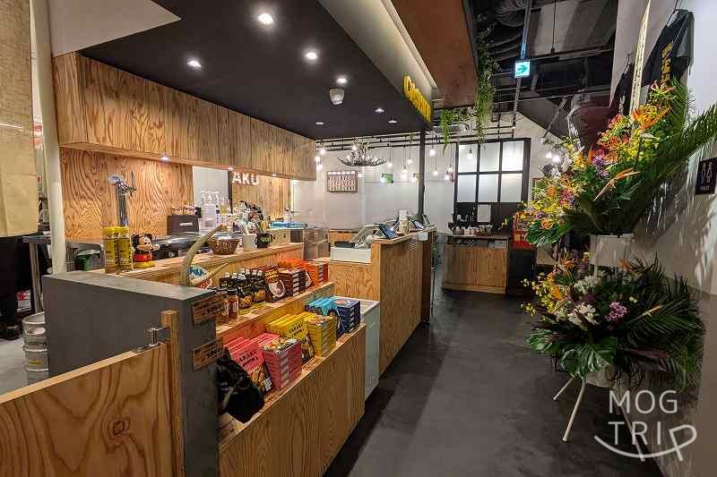 ガラクの「店内の様子（中央：キャッシャー）」