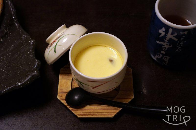 札幌「氷雪の門」蟹茶碗蒸し