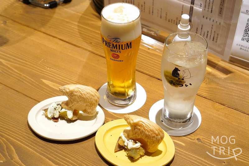 鉄板焼みつい ビールとお通し