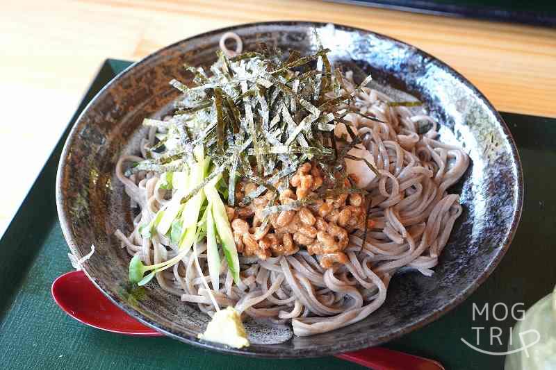 ONSEN食堂の十割そば：なっとろろん