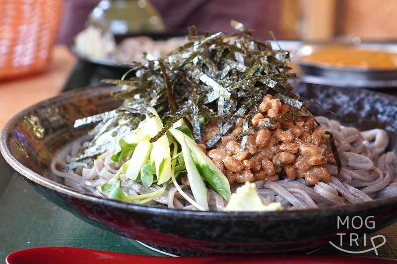 ONSEN食堂の十割そば：なっとろろん