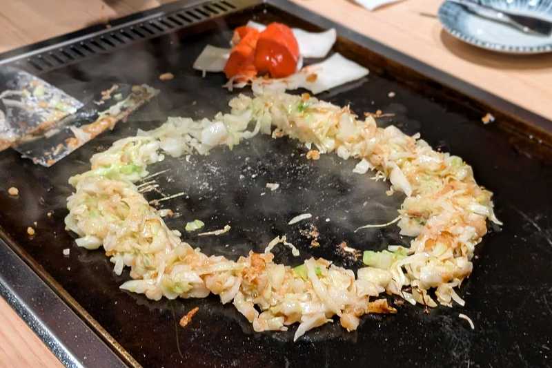 北海道×鉄板 てっぱちの明太もちもんじゃ