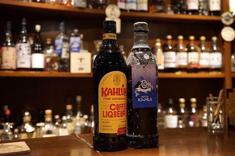 BAR一慶の「海洋熟成酒カルーア」