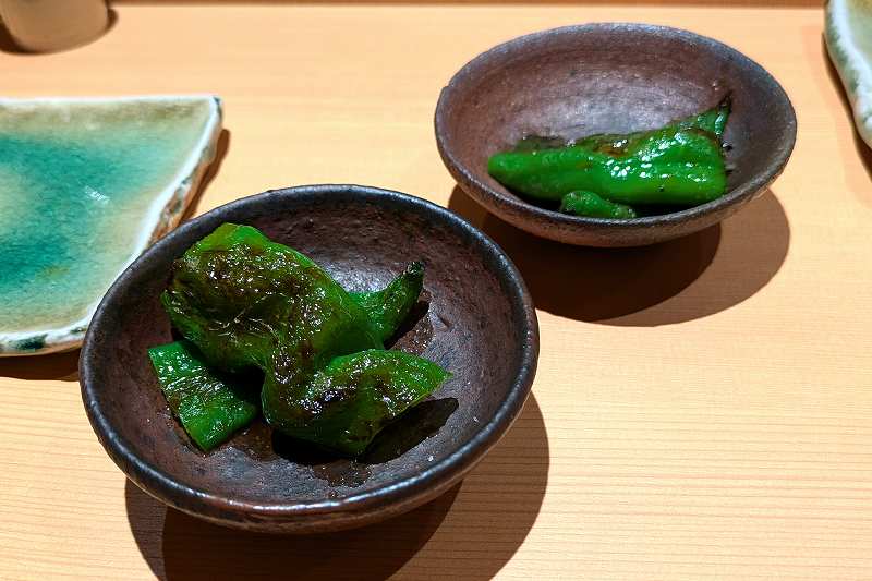 焼鳥ひげぼうずの「万願寺唐辛子」