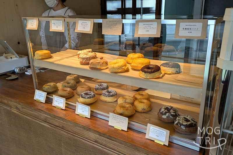 米粉の焼きドーナツ hati hatiの「ショーケース」