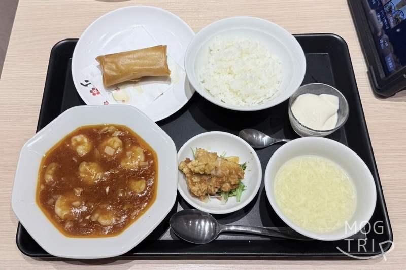 中華バル唐韻モユクサッポロ店の「唐韻中華セット」