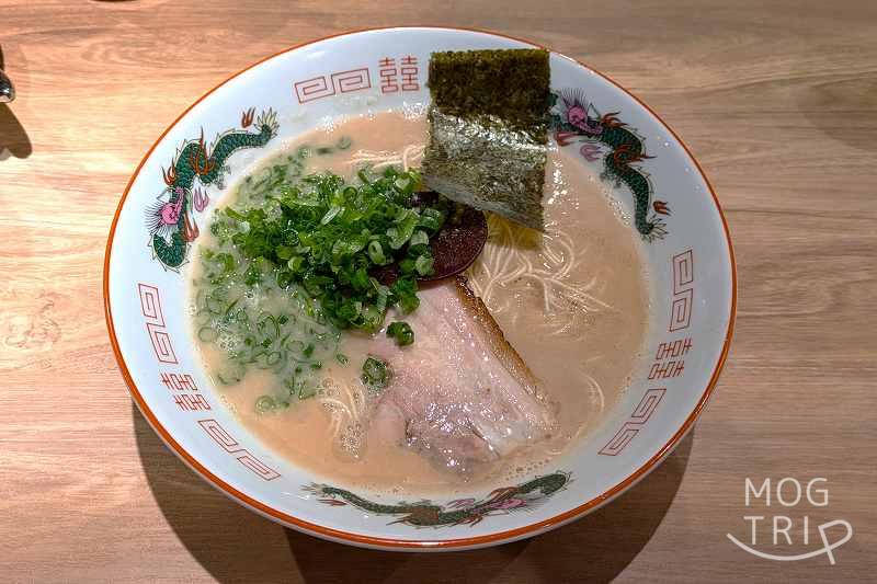 豚骨拉麺大河の「葱豚骨ラーメン」