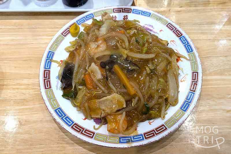 中華食堂桂苑の「あんかけ焼きそば」