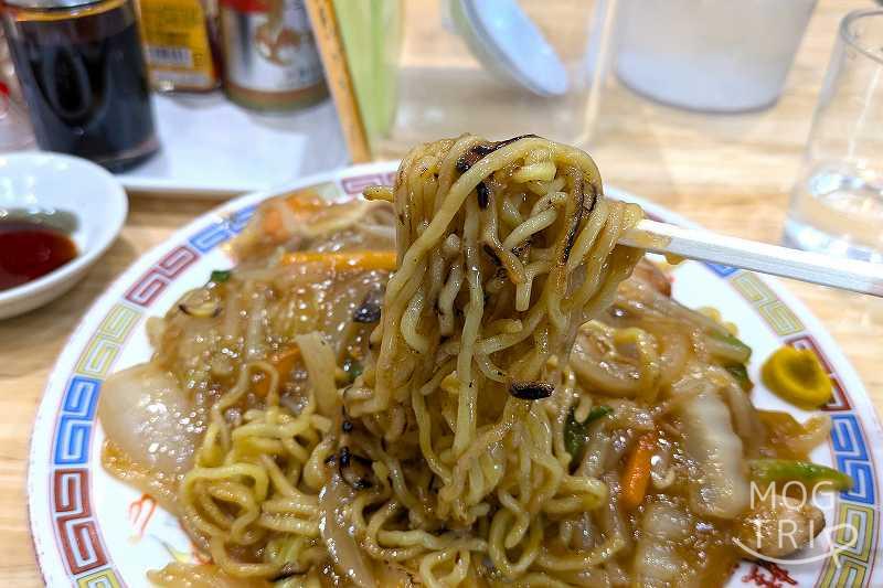 中華食堂桂苑の「あんかけ焼きそば」