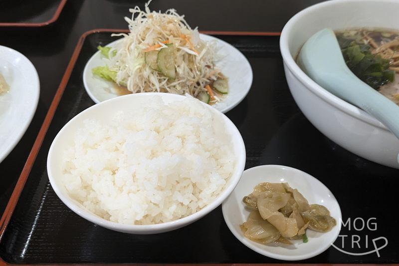 中華神龍の「ラーメン定食」