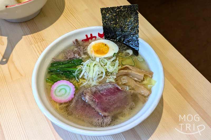 ムラナカラーメン研究所おにやんまの「テールラーメン」