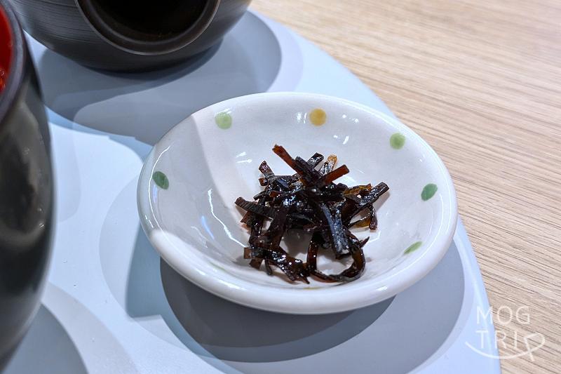 日本茶カフェ茶楽逢の「佃煮」