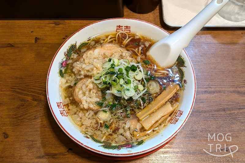 中華そば朱三園の「香味中華そば」