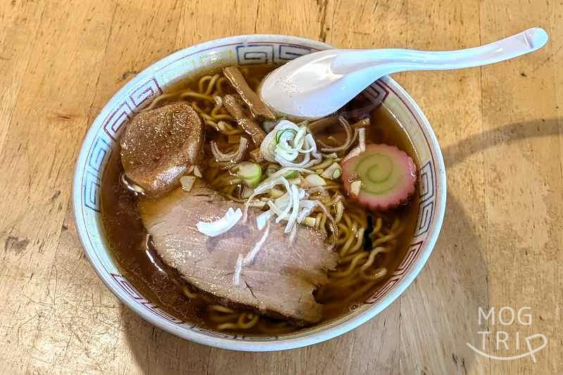 ラーメンねるらの「正油ラーメン」